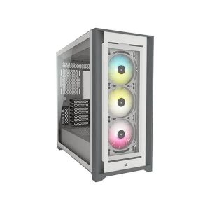 CORSAIR ICUE 5000X RGB MID TOWER CABINET (WHITE)