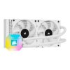 CORSAIR ICUE H100I ELITE CAPELLIX CPU LIQUID COOLER (WHITE) (CW-9060050-WW)