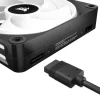 CORSAIR ICUE LINK QX120 RGB, 120MM PWM MAGNETIC DOME BEARING CABINET FAN - CO-9051002-WW