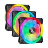 CORSAIR ICUE QL120 RGB 120MM PWM CABINET FAN - TRIPLE PACK - CO-9050098-WW