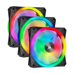 CORSAIR ICUE QL120 RGB 120MM PWM CABINET FAN - TRIPLE PACK - CO-9050098-WW