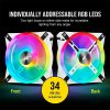 Corsair Icue Ql120 Rgb White Cabinet Fan - Triple-Pack - Co-9050104-Ww