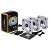 CORSAIR ICUE LL120 RGB CABINET FAN WHITE - TRIPLE-PACK - CO-9050092-WW