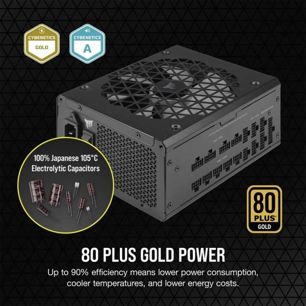 Corsair RM1200x SHIFT 80 PLUS Gold Fully Modular ATX Power Supply - CP-9020254-IN