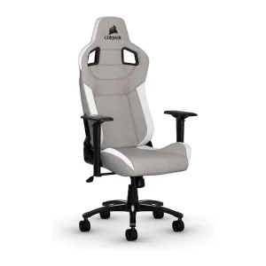 Corsair T3 RUSH Fabric Gaming Chair Grey/White( CF-9010030-UK)