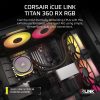 Corsair iCUE Link Titan 360 RX RGB AIO Liquid CPU Cooler Black - CW-9061018-WW