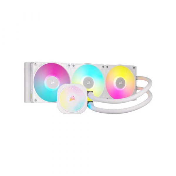 Corsair iCUE Link Titan 360 RX RGB AIO Liquid CPU Cooler White - CW-9061021-WW