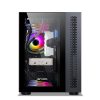 ANT ESPORTS CRYSTAL BLACK RGB GAMING CABINET - AESP0228