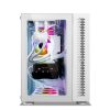 ANT ESPORTS CRYSTAL WHITE RGB GAMING CABINET - AESP0229