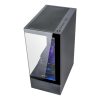 Ant Esports Crystal X2 Argb Mid Tower Atx Cabinet Black - CRYSTAL-X2-ARGB-BLACK