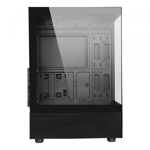 Ant Esports Crystal X2 Argb Mid Tower Atx Cabinet Black - CRYSTAL-X2-ARGB-BLACK