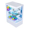 Ant Esports Crystal X2 Argb Mid Tower Atx Cabinet White - CRYSTAL-X2-ARGB-WHITE