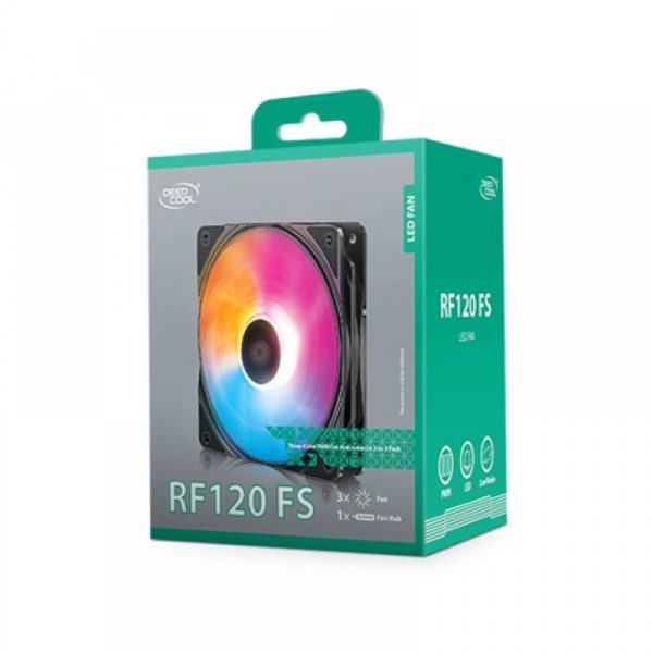 DEEPCOOL RF120 FS 3 IN 1 CASE FAN - DP-FLED3-RF120FS-3P