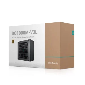 DEEPCOOL DQ1000M-V3L 1000 WATT 80 PLUS GOLD CERTIFIED FULLY MODULAR POWER SUPPLY BLACK