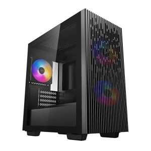 DEEPCOOL MATREXX 40 3FS TRI COLOR LED M-ATX MINI TOWER CABINET (BLACK)