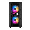 DEEPCOOL MATREXX 40 3FS TRI COLOR LED M-ATX MINI TOWER CABINET (BLACK)