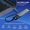 EVM USB 3.1 Gen 2 M.2 SATA and NVMe SSD Case - EVM-CG-001