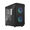 FRACTAL DESIGN FOCUS 2 MESH RGB TG CLEAR TINT ATX MID TOWER CABINET (BLACK)