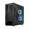 FRACTAL DESIGN FOCUS 2 MESH RGB TG CLEAR TINT ATX MID TOWER CABINET (BLACK)