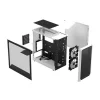 FRACTAL DESIGN FOCUS 2 MESH RGB TG CLEAR TINT ATX MID TOWER CABINET (WHITE)