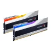 G.SKILL TRIDENT Z5 RGB 64GB (32GBX2) DDR5 6000MHZ DESKTOP RAM (METALLIC SILVER) - F5-6000J3040G32GX2-TZ5RS