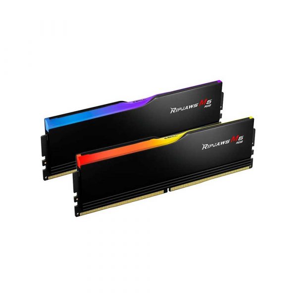 GSkill Ripjaws M5 RGB 32Gb (16Gbx2) DDR5 6000Mhz Desktop Ram Matte Black - F5-6000J3648D16GX2-RM5RK