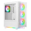 GAMDIAS ATHENA M6 ARGB ATX MID TOWER CABINET (WHITE)