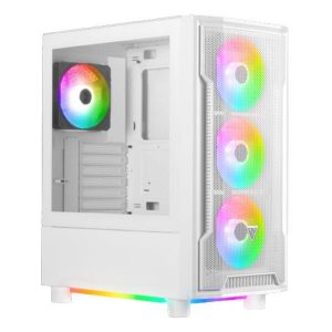 GAMDIAS ATHENA M6 ARGB ATX MID TOWER CABINET (WHITE)