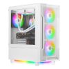 GAMDIAS ATHENA M6 ARGB ATX MID TOWER CABINET (WHITE)