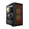 Gamdias Aura GC4 ARGB Atx Mid Tower Cabinet (Black) - AURA-GC4-ARGB-BLACK