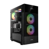 Gamdias Aura GC5 ARGB Atx Mid Tower Cabinet (Black) - AURA-GC5-ARGB-BLACK