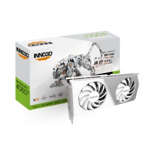 INNO3D RTX 4060 TI TWIN X2 OC WHITE 8GB GDDR6 GRAPHICS CARD