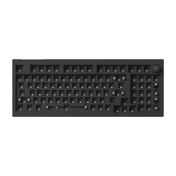 Keychron V5 Max QMK/VIA Wireless Custom Mechanical Keyboard– Carbon Black / Gateron Jupiter Brown