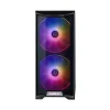 LIAN LI LANCOOL 215 ARGB E-ATX MID TOWER CABINET WITH TEMPERED GLASS SIDE PANEL (BLACK)