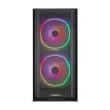 LIAN LI LANCOOL 216 RGB E-ATX MID TOWER CABINET WITH TEMPERED GLASS SIDE PANEL (BLACK)