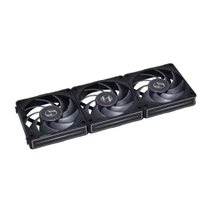 LIAN LI UNI FAN P28 BLACK 120MM CABINET FAN WITH FAN SPEED CONTROLLER - TRIPLE PACK - G99-12P283B-IN