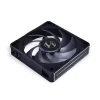 LIAN LI UNI FAN P28 BLACK 120MM CABINET FAN WITH FAN SPEED CONTROLLER - TRIPLE PACK - G99-12P283B-IN