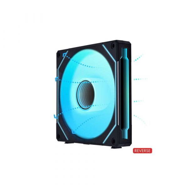 Lian li UNI FAN SL-INF Reverse Blade 140mm Cabinet Fan Black