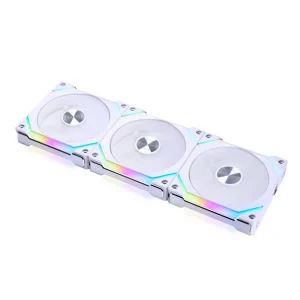 LIAN LI UNI FAN SL V2 120 ARGB CABINET FAN WITH CONTROLLER - TRIPLE PACK - WHITE - G99-12SLV23W-IN