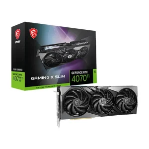 MSI RTX 4070 Ti Gaming X Slim 12GB Graphics Card - RTX-4070-TI-GAMING-X-SLIM-12G