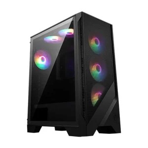 Msi Mag Forge 120A Airflow Atx Mid Tower Cabinet (Black) (MAG-FORGE-120A-AIRFLOW)