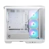 Msi Mag Pano M100R Pz Argb M-Atx Mid Tower Cabinet (White) - MAG-PANO-M100R-PZ-WHITE