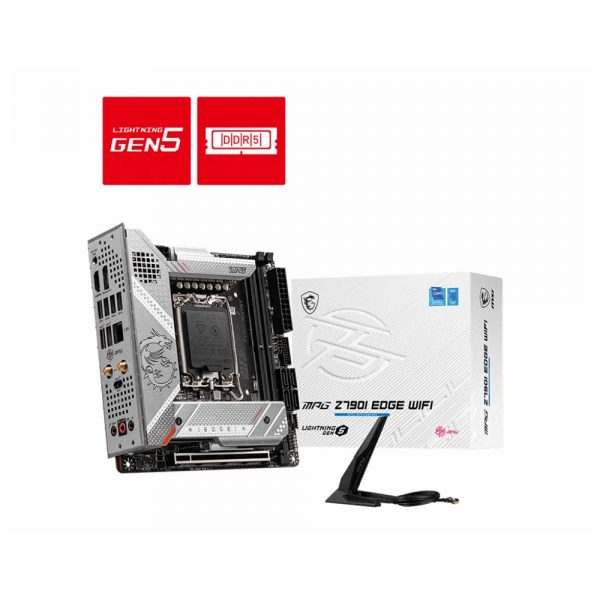 MSI MPG Z790I EDGE WIFI LGA1700 MINI-ITX MOTHERBOARD (MPG-Z790I-EDGE-WIFI)