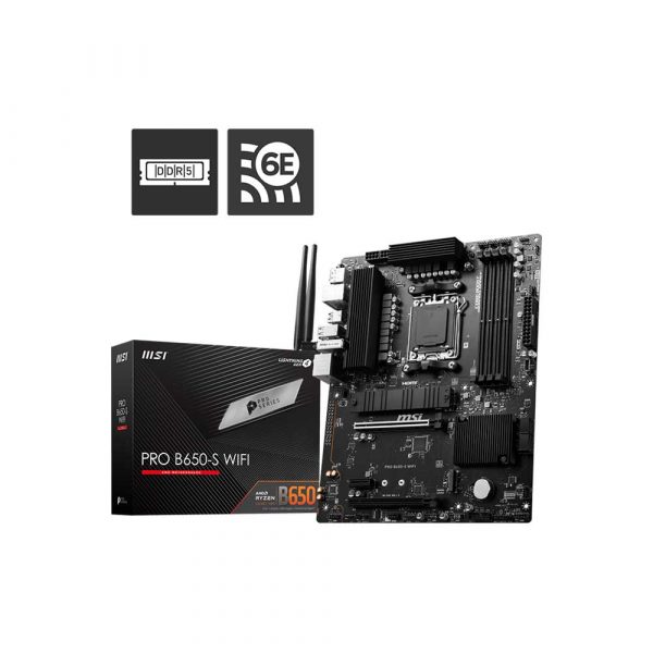 Amd Ryzen 5 7600X Desktop Processor +Msi Pro B650-S Wifi Am5 Atx Motherboard {Combo}