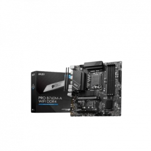 MSI PRO B760M-A WIFI DDR4 LGA1700 MATX MOTHERBOARD (PRO-B760M-A-WIFI-DDR4)