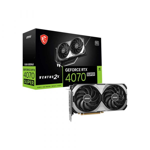 Msi Rtx 4070 Super 12Gb Ventus 2X Oc Graphics Card