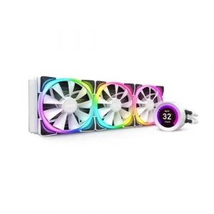 NZXT KRAKEN Z73 RGB 360MM WHITE LIQUID COOLER WITH LCD DISPLAY