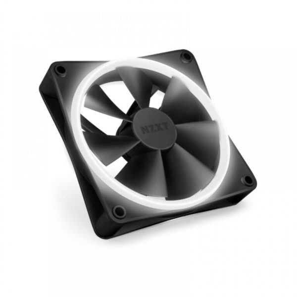 NZXT F120 RGB DUO 120MM TRIPLE PACK CABINET FAN - BLACK - RF-D12TF-B1