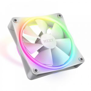 NZXT F120 RGB DUO 120MM CABINET FAN - WHITE - RF-D12SF-W1