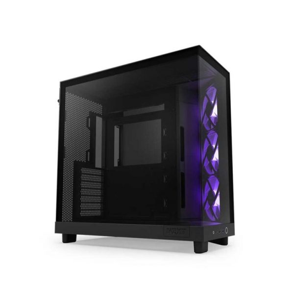 Nzxt H6 Flow Rgb Atx Mid Tower Cabinet Matte Black (CC-H61FB-R1)